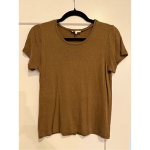 Ozma Lou Tee, Regen Silk Noil Jersey, Coffee